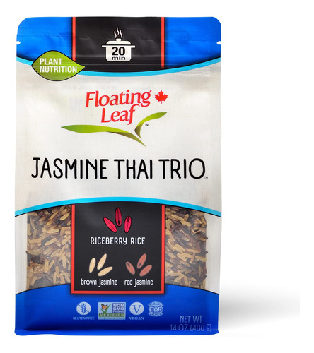 1 Paquete De 14.11 Oz De Trio Tailandes De Jazmin, Arroz Ric