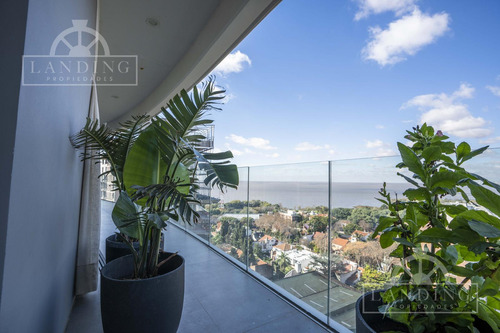 Departamento Con Increíbles Vistas Al Río En Piso 15 En Alquiler