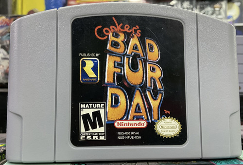 Conker's Bad Fur Day N64 Completo Original (Reacondicionado)