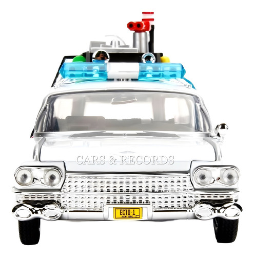 Ghostbusters Movie Ecto 1 Cadillac 1959 Ambul. - Jada 1/24 Blanco
