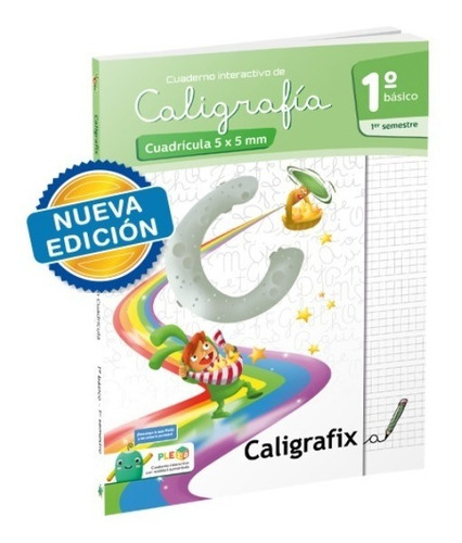 Imagen 3 de 4 de Caligrafia Cuadricula 5x5mm 1 Básico (1er Y 2do Semestre)