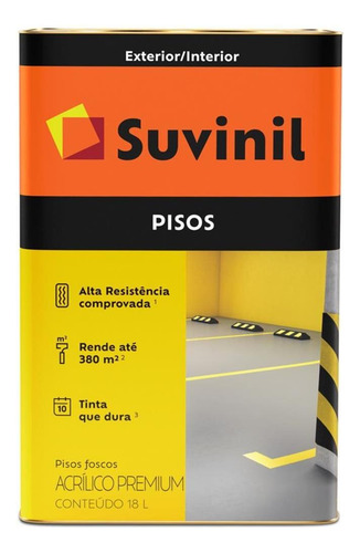 Tinta Acrílico Cimentos E Pisos 18l Concreto Puro - Suvinil