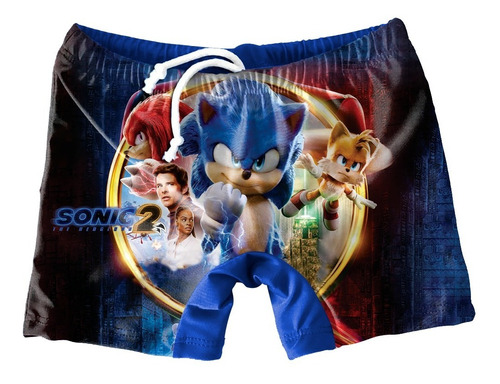 Boxer Bañador Natacion Niño Sonic 2