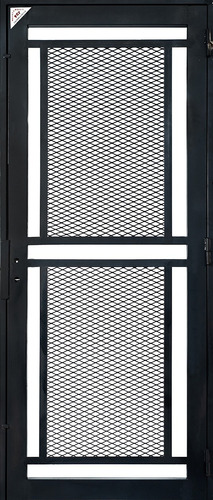 Puerta Reja Seguridad Euro Malla 80x200 Acero C/cerradura
