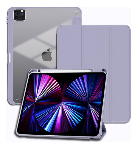 Funda Case Cover Para iPad Pro 4/3/2/1 11 Pulgadas-violeta