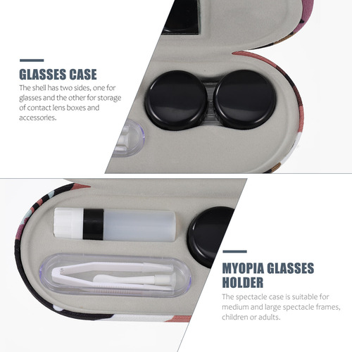 Estuche Para Gafas De Doble Capa, Funda Para Lentes (assorte