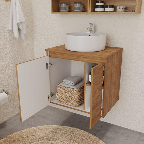 Mueble Lavamanos Elevado Guali Para Colgar Miel