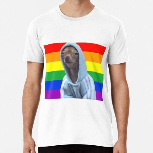 Remera Gay Tired Dog Meme Algodon Premium 