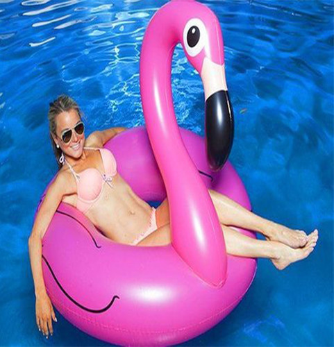 Boia Inflável Piscina Gigante Flamingo Rosa 122cm Linda Top