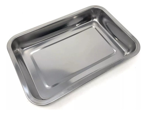 Charola Bandeja Acero Servir Cocinar Alimentos Hosp 31 Cm