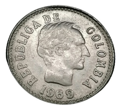 Colombia Moneda 10 Centavos 1969