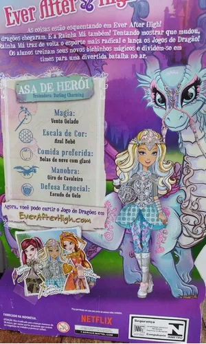 Boneca Ever After High - Jogos de Dragões - Raven Queen - Mattel