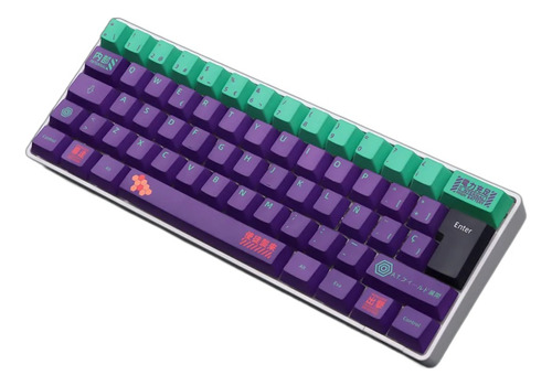 Keycaps Eva 01 (layout Español) Teclas En Español Con Ñ