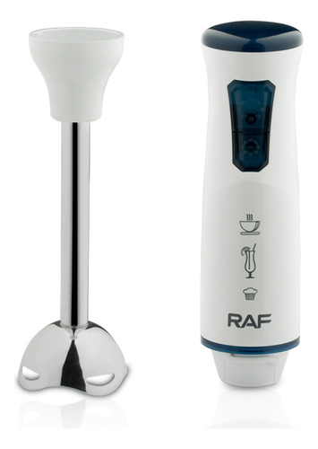 Mixer Licuadora De Mano Multiusos Pica Hielo Color Blanco - 400w - 220 / 240v - 15000rpm - R.370