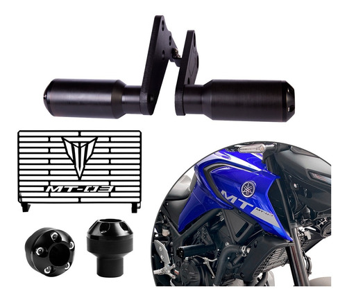 Kit Mt 03 Slider Diant. - Tras. Tela Radiador 2015 A 2022