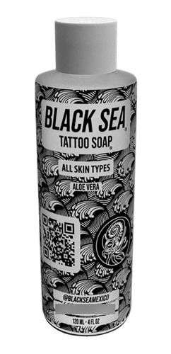 Black Sea Tattoo Soap 120ml  Jabón Para Tatuajes Premium