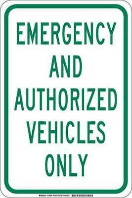 Brady 129582 Traffic Sign, 18  H, 12 In W, Aluminum, Rec Oab