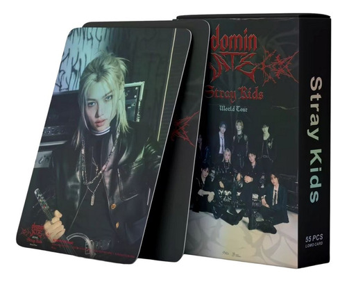 55 Photocards De Stray Kids - Dominate World Tour