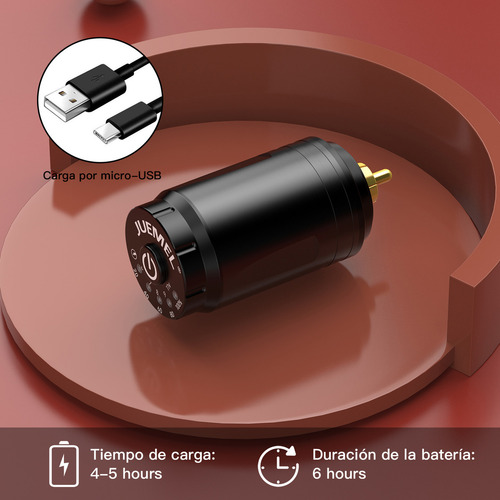 Fuente De Poder Batería Para Tatuar Inalámbrica Rca Juemel