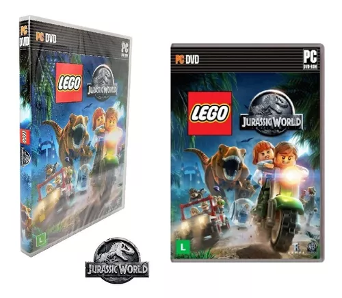 Jogo Computador Jurassic World Lego Parque Dinossauro Pc Dvd