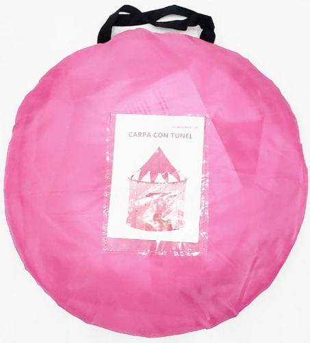 Imagen 6 de 6 de Carpa Castillo Cn Tunel Tienda De Juegos Plegable Para Niños