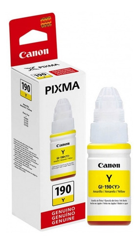 Imagen 3 de 5 de Kit De Tinta Canon Gi-190 Originales Tinta Continua