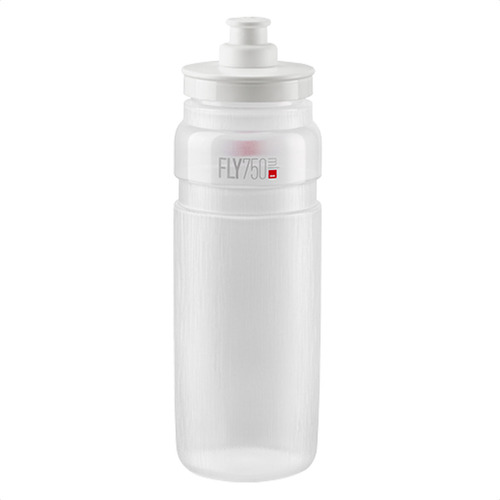 Caramañola Elite Fly Tex 750ml Ultra Liviana Pinta Pedal Transparente