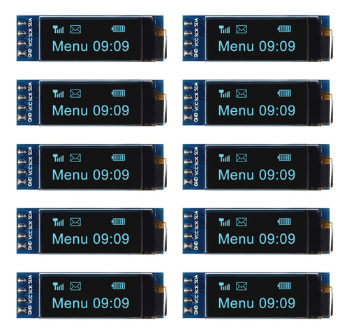 Modulo De Pantalla Oled I2c 0.91 Pulgadas Driver Ssd1306
