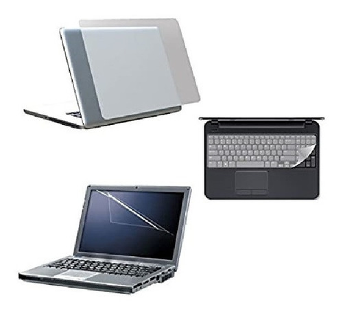 Kit Para Laptop 3 En 1 Teclado+ Skin+ Protector De Pantalla
