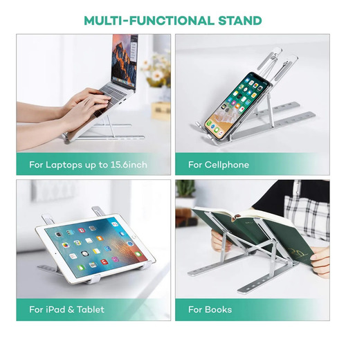 Base Soporte, Portátil Y Ajustable Base Soporte Para Laptop
