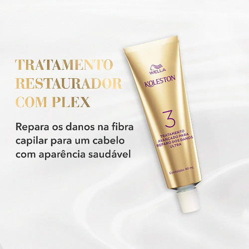 Kit 02 Coloração Koleston 120 Louro Claríssimo Natural