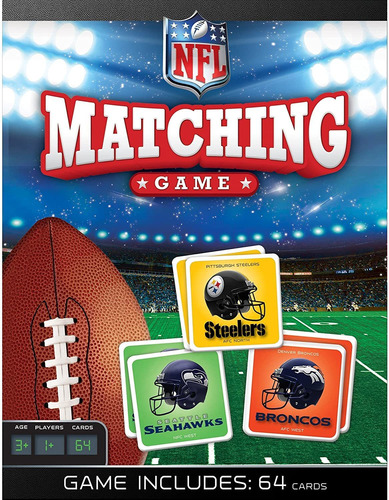 Masterpieces Nfl Juego A Juego, Para Mayores De 3 Años.