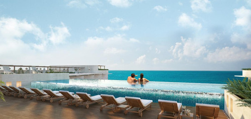 Emma Y Elissa Condo Hotel Beach Front | Genial Departamento Lock Off | 3 Rec | Jardín Lateral | C. 40