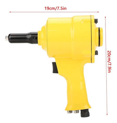 Yi Remachadora Neumática Profesional Tipo Pistola.