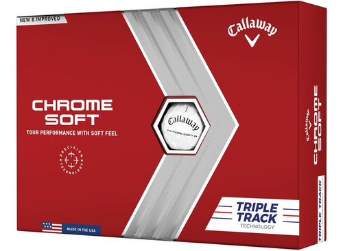 Docena De Pelotas De Golf Callaway Chrome Soft Triple Track