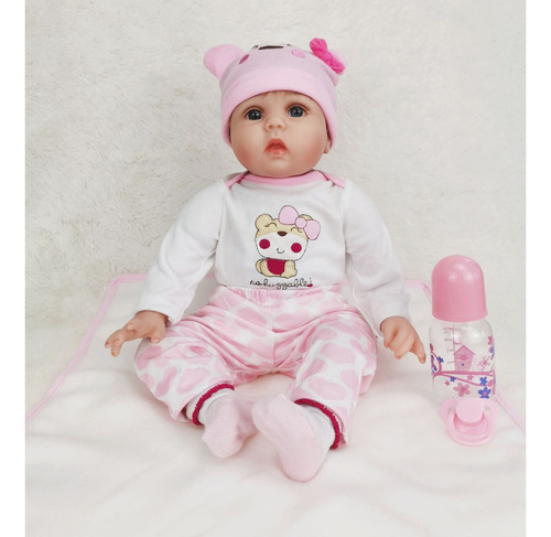 Muñeca Reborn Silicona Muñecas Para Niñas Mulan Bebes Rebon