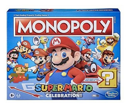 Monopoly Super Mario Celebración Juego De Mesa Para Pbd1c