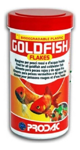Alimento Escamas Goldfish Flakes Prodac 6 Gramos Peces Carassius Agua Fria