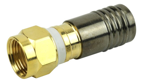 Construir Pro Macho F Conector De Compresin Para Mini Coax,