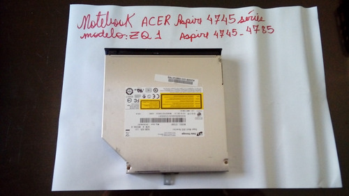 Imagem 4 de 6 de Gravador De Cd/dvd Para Notebook Acer Aspire 4745-4785
