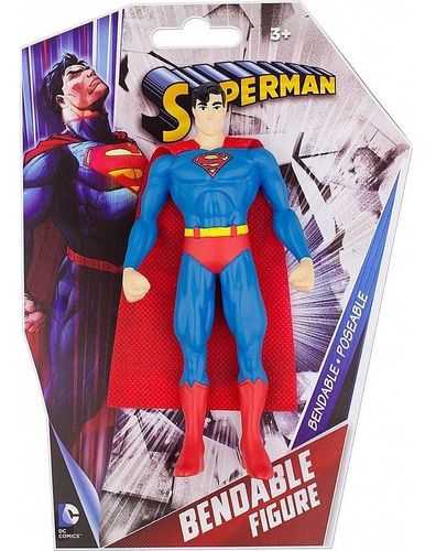 Boneco Superman 15cm Dobrável Superman Series Dc - Nj Croce