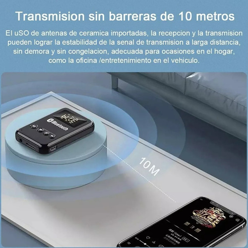 Transmisor/receptor Bluetooth 5.0 Lcd Para Pc Tv Bocina Weixing