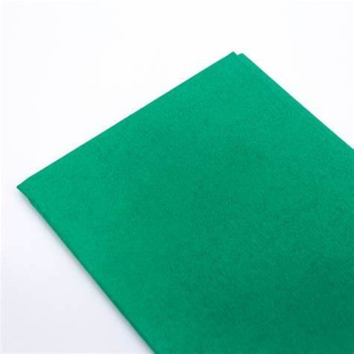 Papel Seda Verde 50x70cm 24 Unidades| Papel Chino Verde