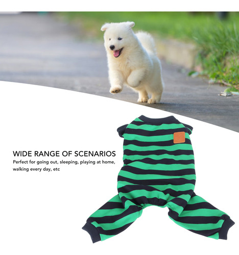 Pijama Para Perro, A Rayas, Elegante, Bonita, Elástica Y Tra