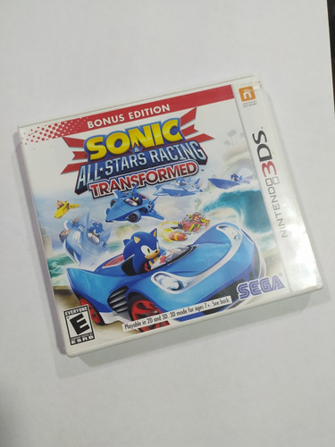 Sonic All Star Racing Transformed - Nintendo 3ds