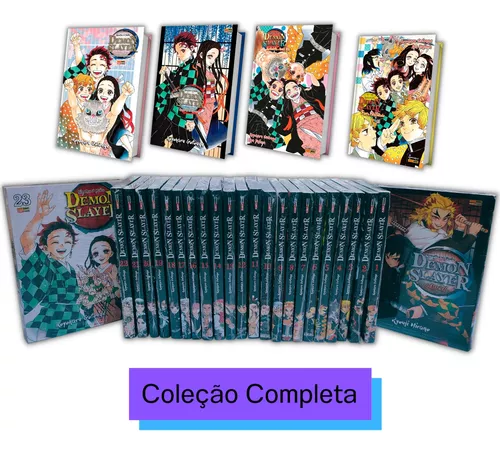 Demon Slayer Mangá Vol. 1 Ao 23 + 5 Volumes Extras - Kimetsu No Yaiba  Coleção Completa