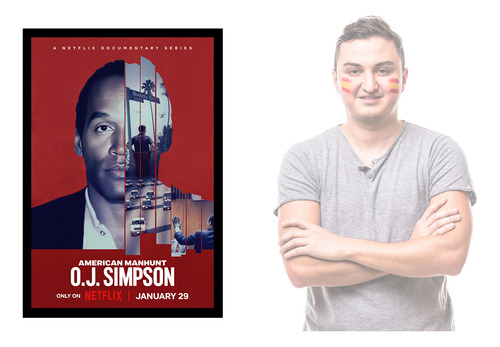 Poster Do. J. Simpson Americanman Hunt