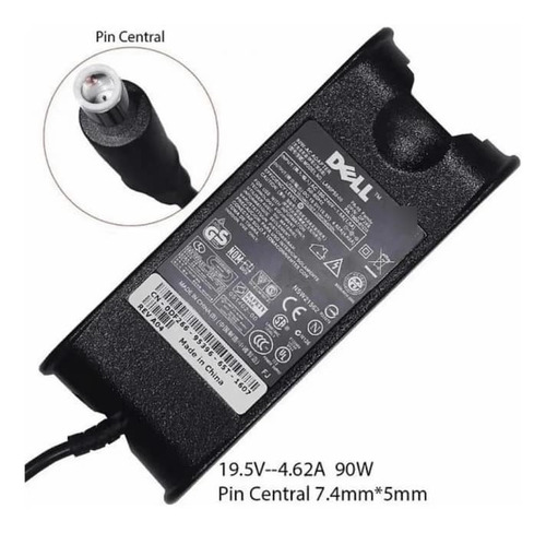 Cargador Para Laptos Dell 19.5v 4.62a 7.4*5.0mm 