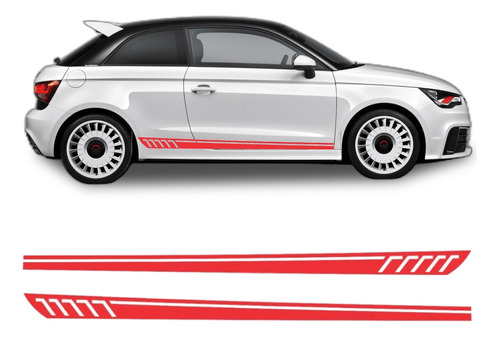 Adesivo Faixa Lateral Audi A1 A501
