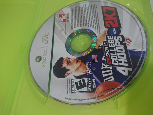 College Hoops Ncaa 2k7 Xbox 360 (Reacondicionado)